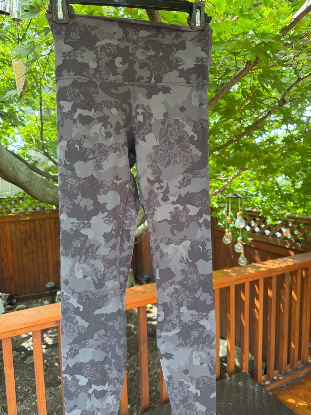 lululemon athletica Gray Camouflage Print High-Rise Jeggings